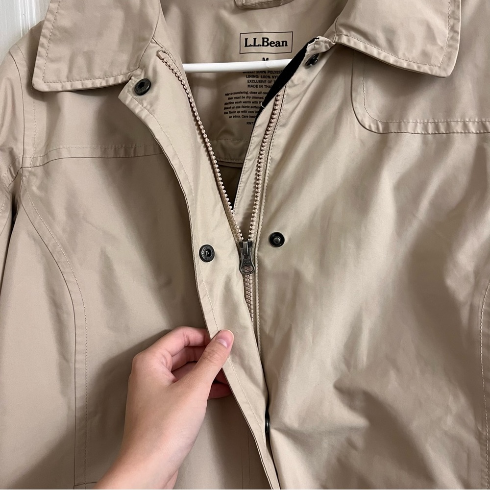 Ll Bean Waterproof Coat Jacket - image 4